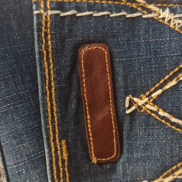Wrangler Bootcut blue jeans size 3/4 - Picture 4 of 6